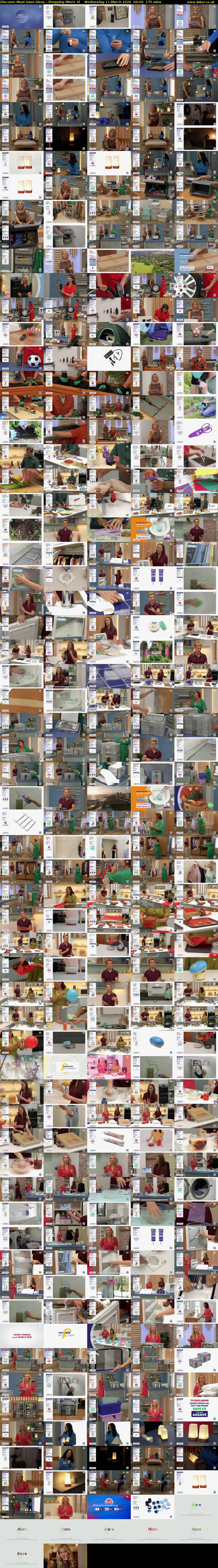 Discover Must Have Ideas - Shopping (More 4) Wednesday 11 March 2026 06:00 - 08:55