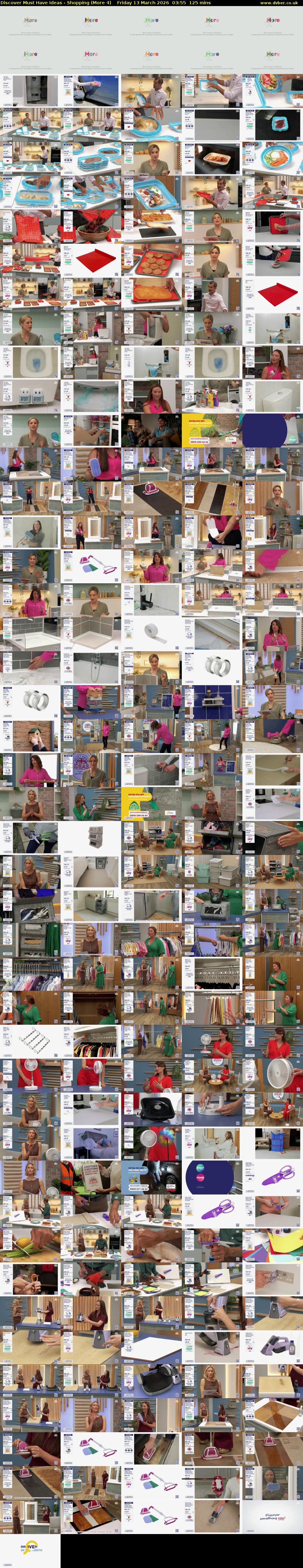 Discover Must Have Ideas - Shopping (More 4) Friday 13 March 2026 03:55 - 06:00
