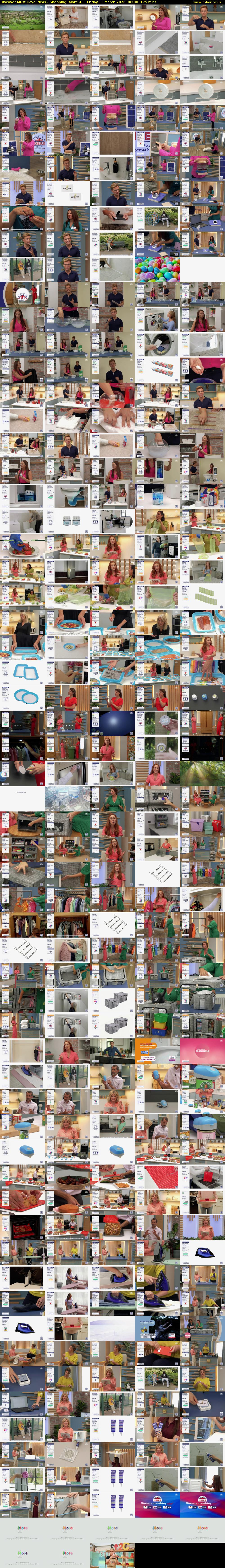 Discover Must Have Ideas - Shopping (More 4) Friday 13 March 2026 06:00 - 08:55