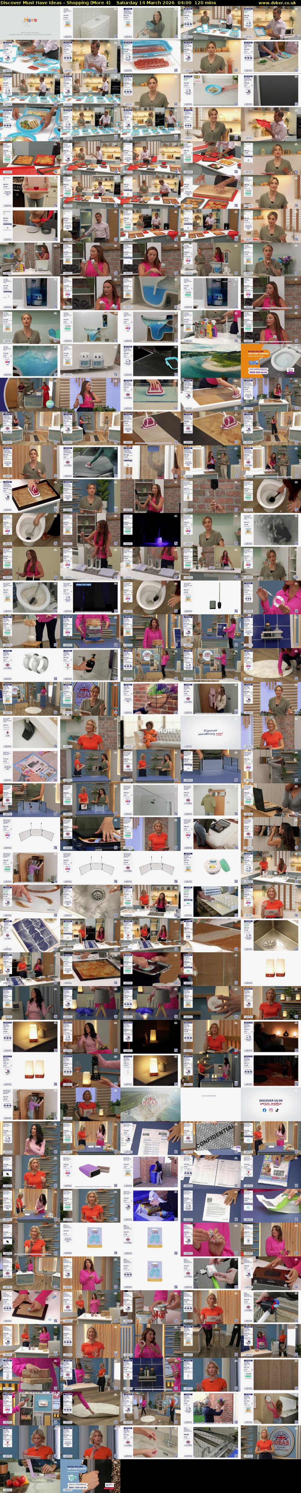 Discover Must Have Ideas - Shopping (More 4) Saturday 14 March 2026 04:00 - 06:00