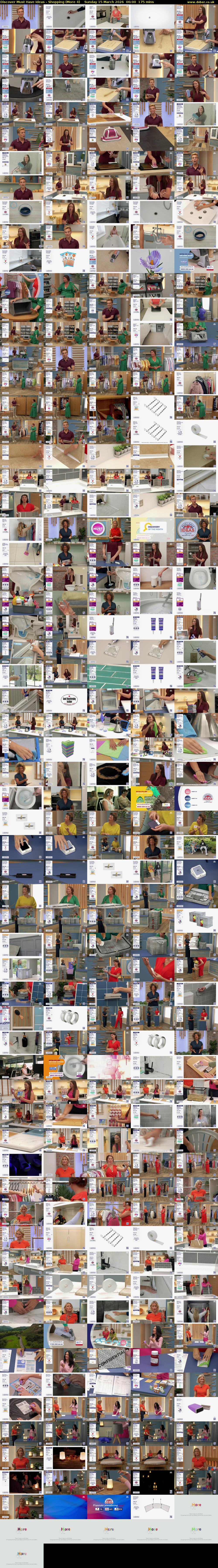 Discover Must Have Ideas - Shopping (More 4) Sunday 15 March 2026 06:00 - 08:55