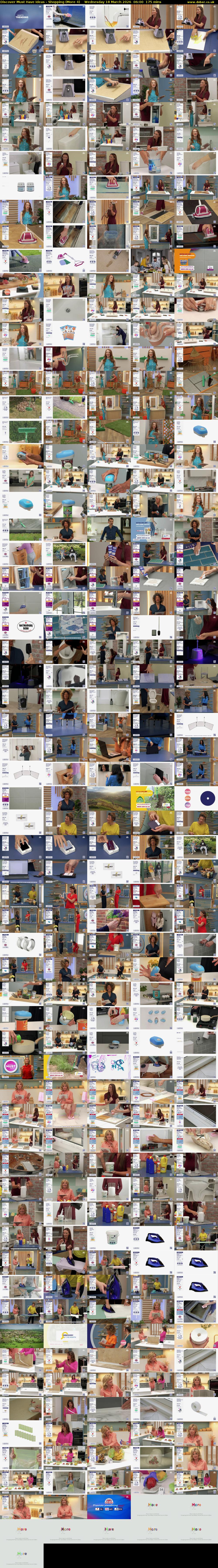 Discover Must Have Ideas - Shopping (More 4) Wednesday 18 March 2026 06:00 - 08:55