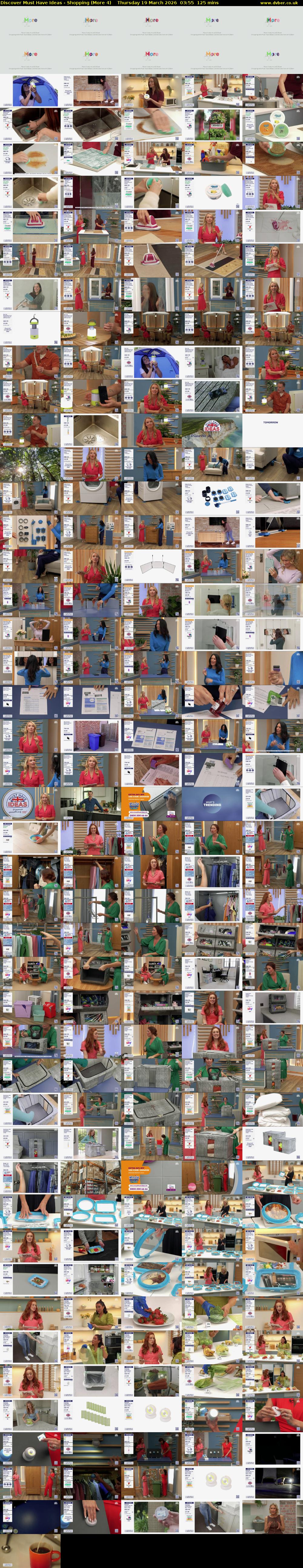 Discover Must Have Ideas - Shopping (More 4) Thursday 19 March 2026 03:55 - 06:00