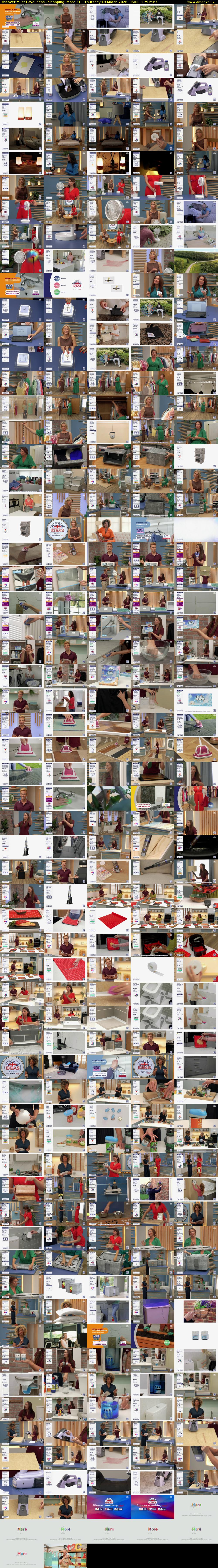 Discover Must Have Ideas - Shopping (More 4) Thursday 19 March 2026 06:00 - 08:55