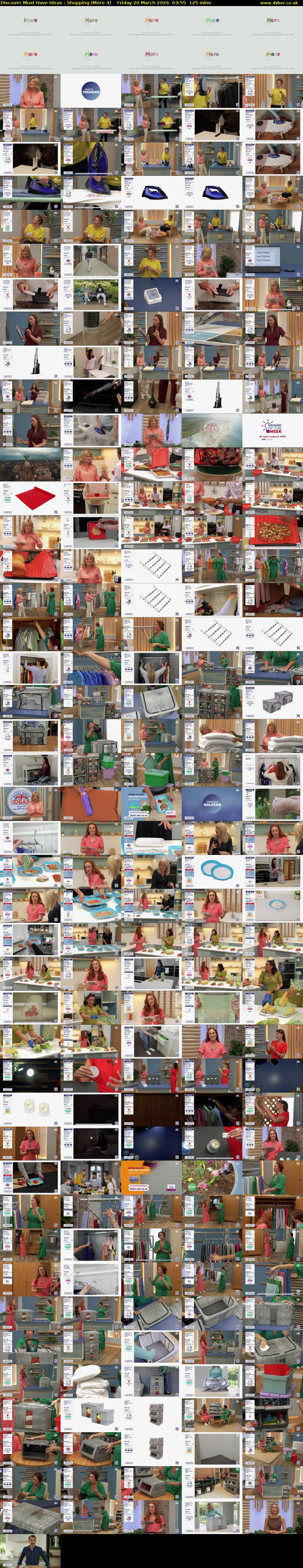 Discover Must Have Ideas - Shopping (More 4) Friday 20 March 2026 03:55 - 06:00