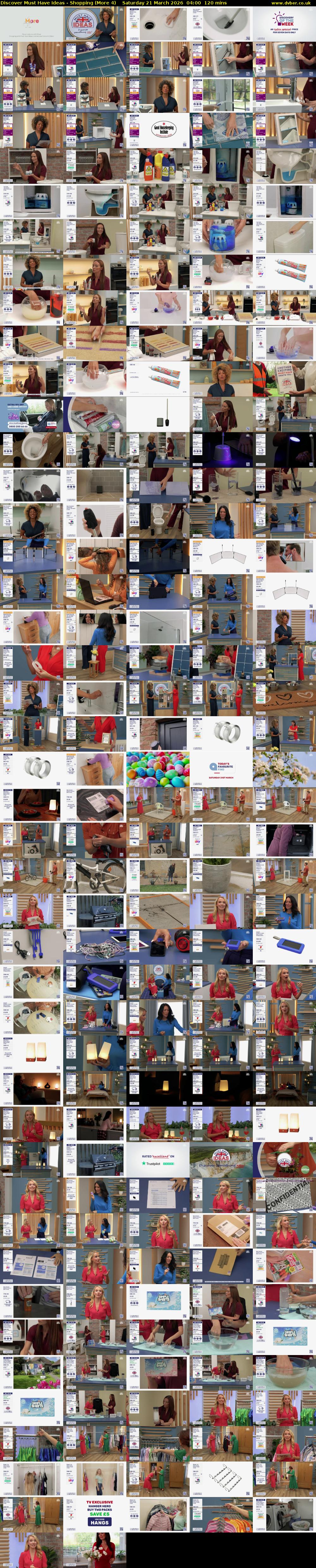 Discover Must Have Ideas - Shopping (More 4) Saturday 21 March 2026 04:00 - 06:00