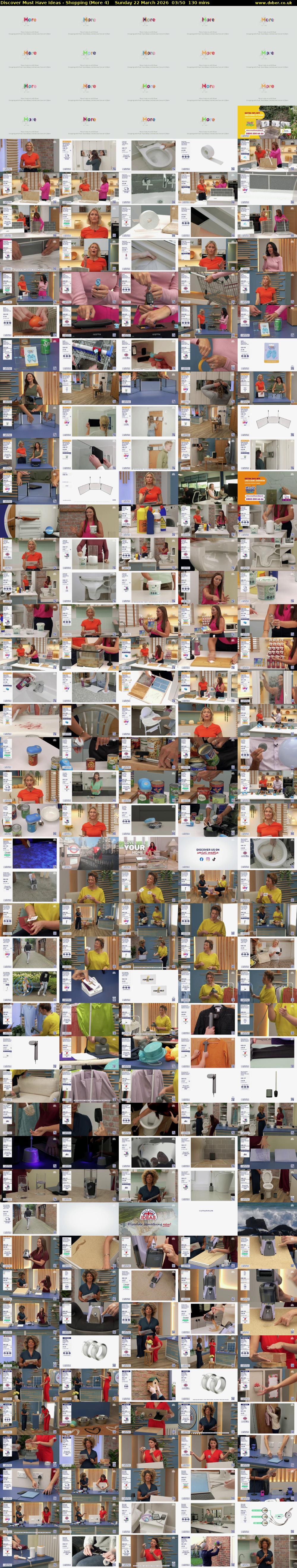 Discover Must Have Ideas - Shopping (More 4) Sunday 22 March 2026 03:50 - 06:00