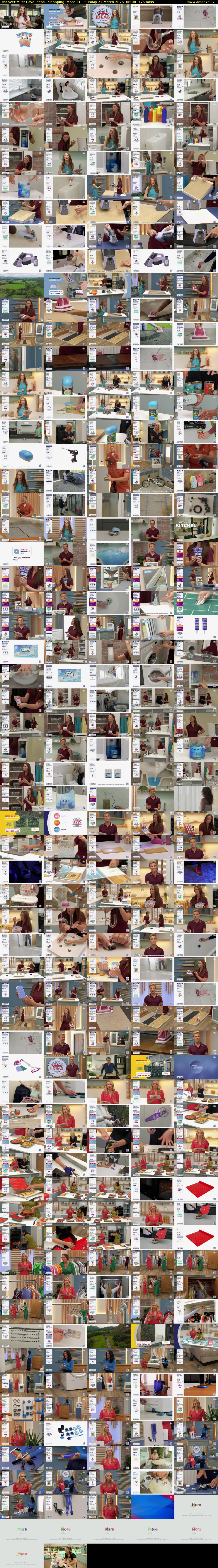 Discover Must Have Ideas - Shopping (More 4) Sunday 22 March 2026 06:00 - 08:55