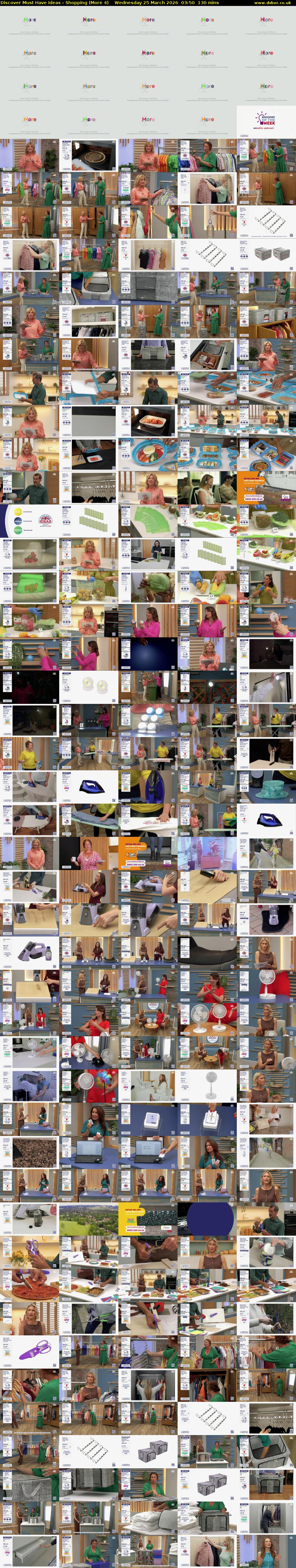 Discover Must Have Ideas - Shopping (More 4) Wednesday 25 March 2026 03:50 - 06:00