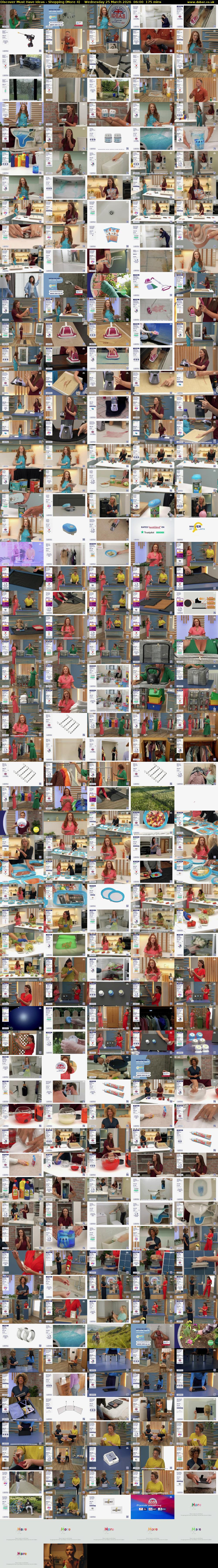 Discover Must Have Ideas - Shopping (More 4) Wednesday 25 March 2026 06:00 - 08:55