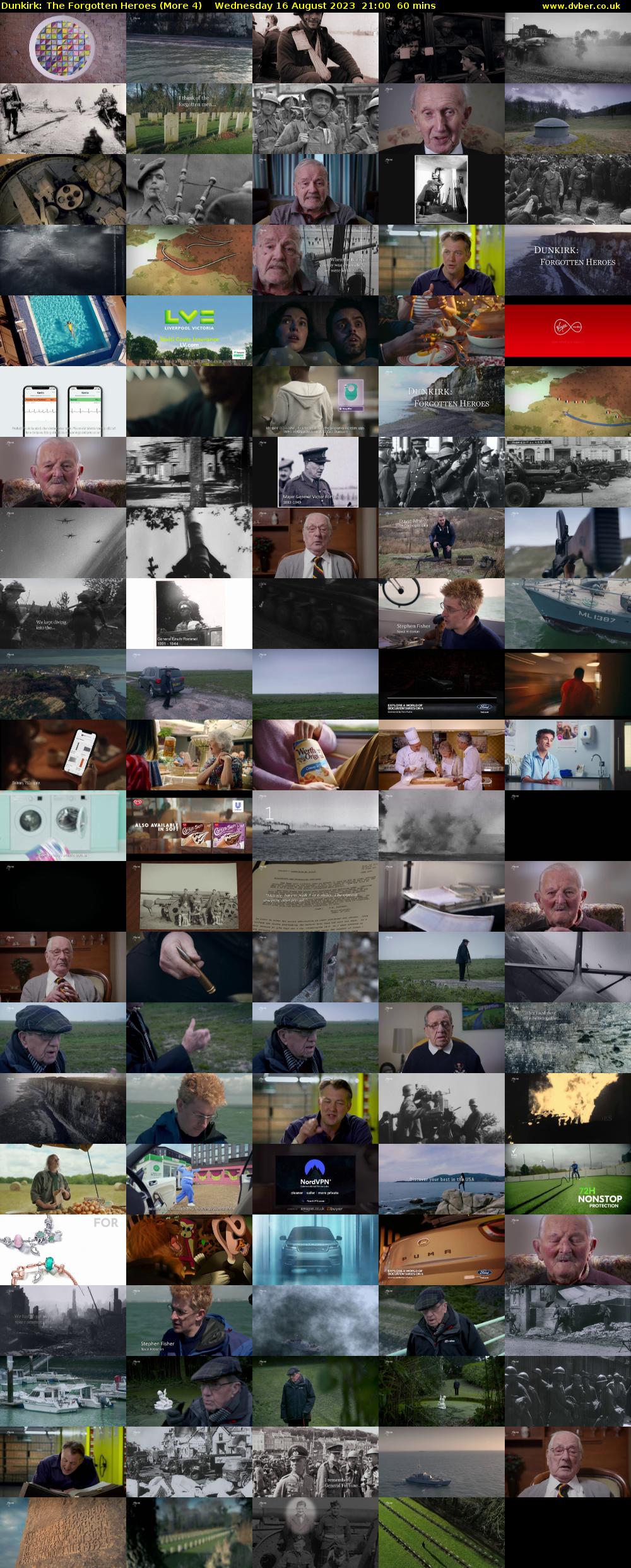 Dunkirk: The Forgotten Heroes (More 4) Wednesday 16 August 2023 21:00 - 22:00