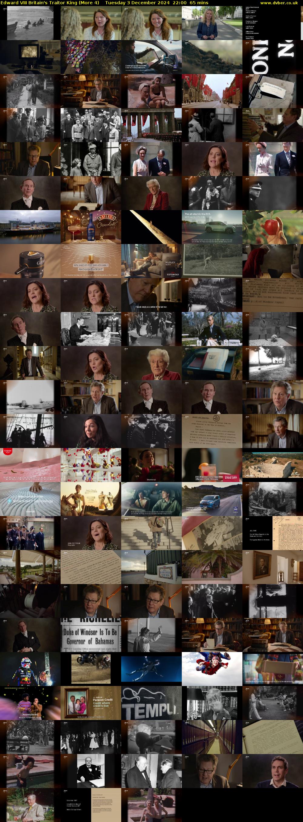 Edward VIII Britain's Traitor King (More 4) Tuesday 3 December 2024 22:00 - 23:05