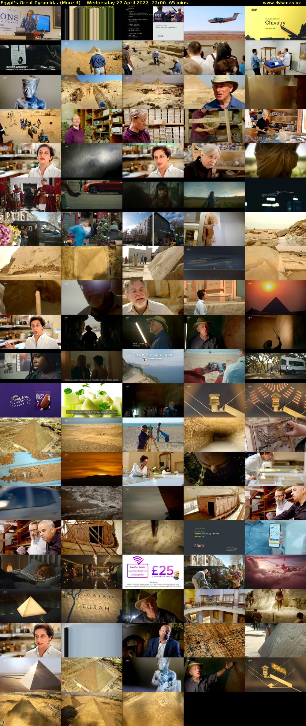 Egypt's Great Pyramid... (More 4) Wednesday 27 April 2022 22:00 - 23:05