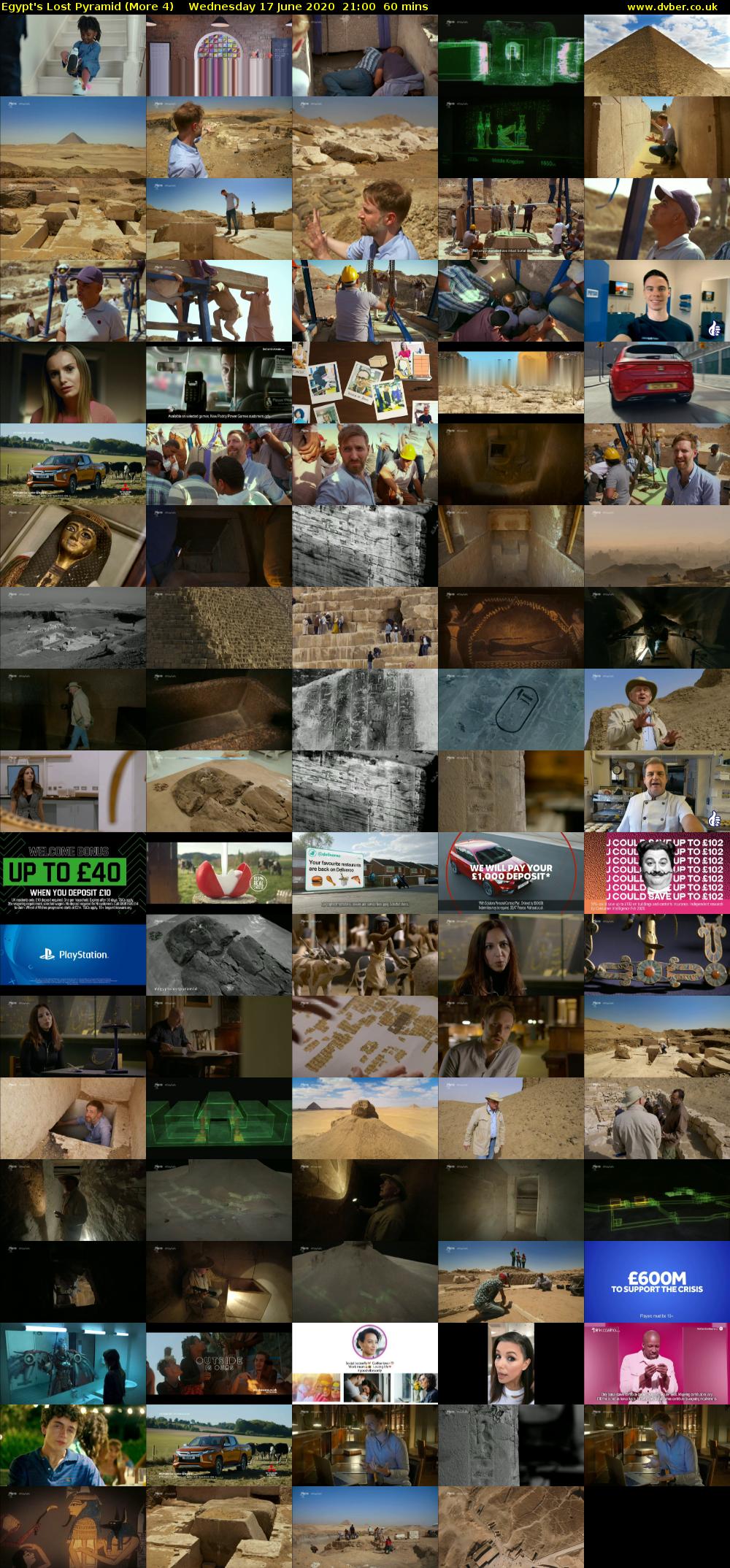 Egypt's Lost Pyramid (More 4) Wednesday 17 June 2020 21:00 - 22:00