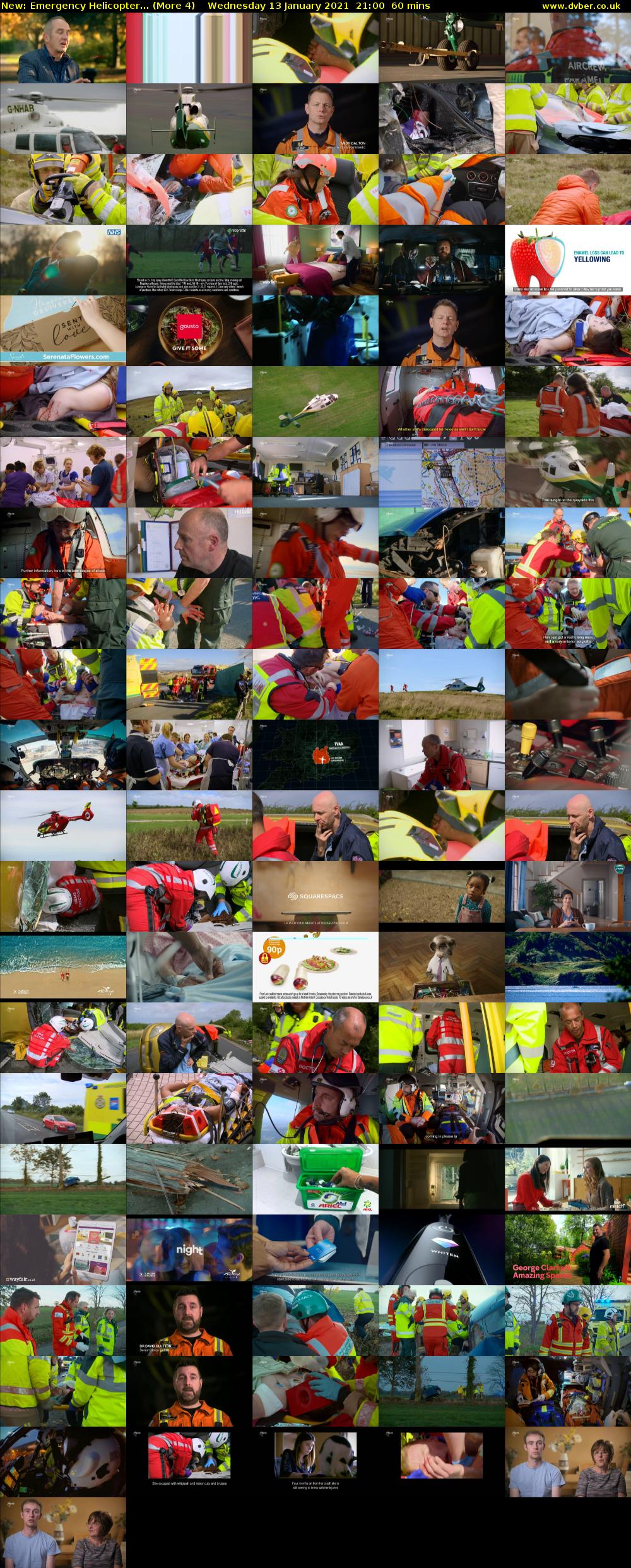Emergency Helicopter... (More 4) Wednesday 13 January 2021 21:00 - 22:00