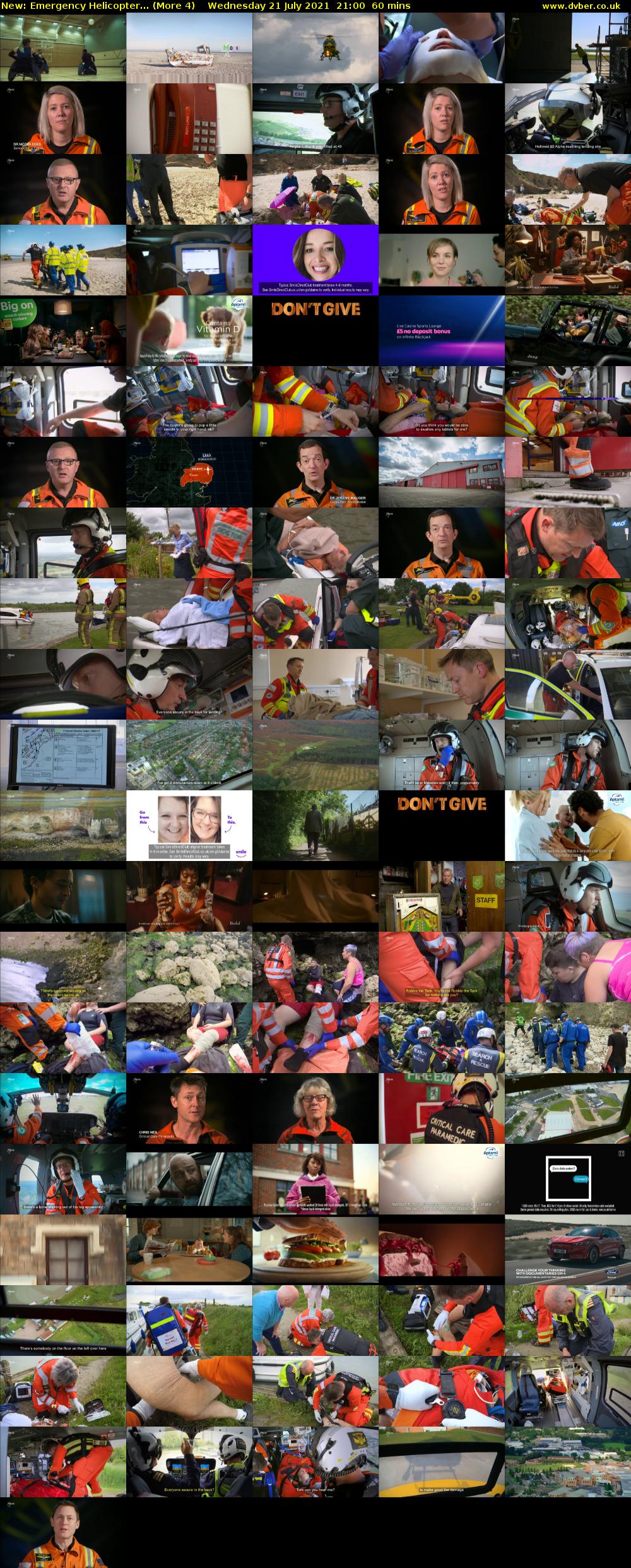 Emergency Helicopter... (More 4) Wednesday 21 July 2021 21:00 - 22:00
