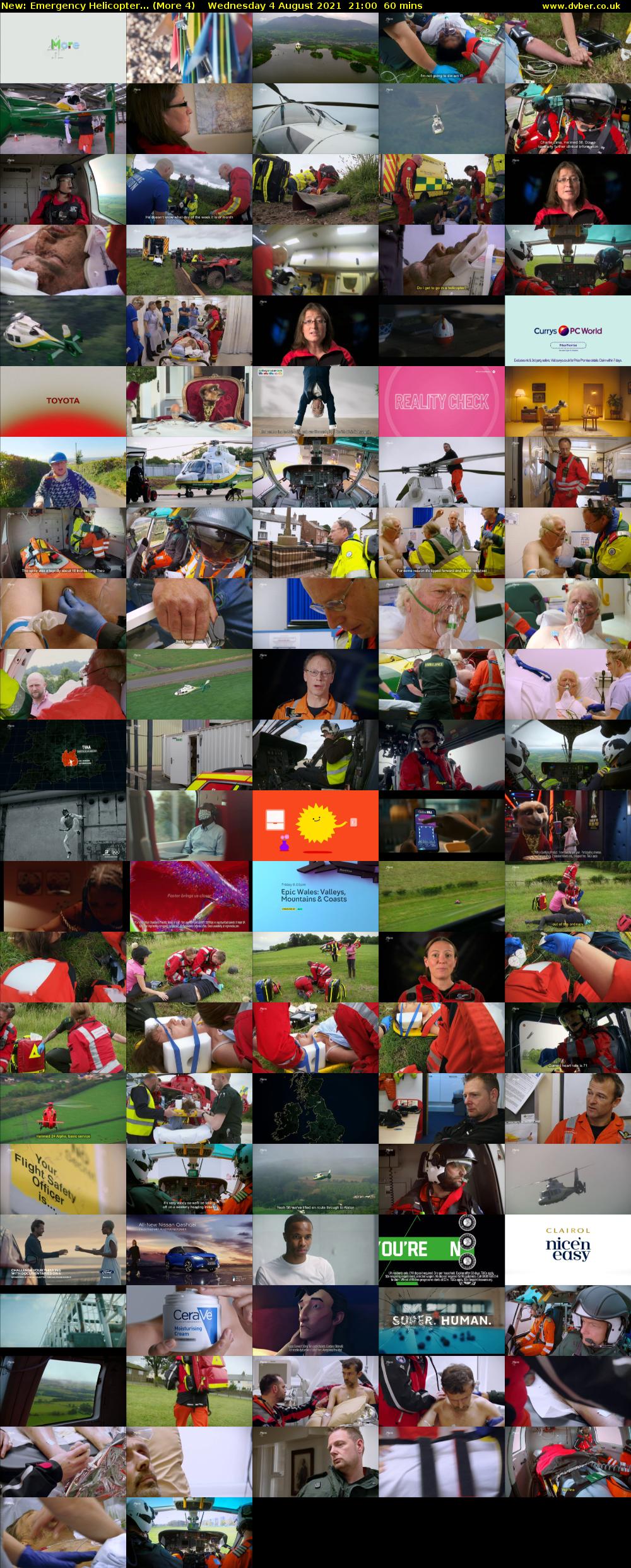 Emergency Helicopter... (More 4) Wednesday 4 August 2021 21:00 - 22:00