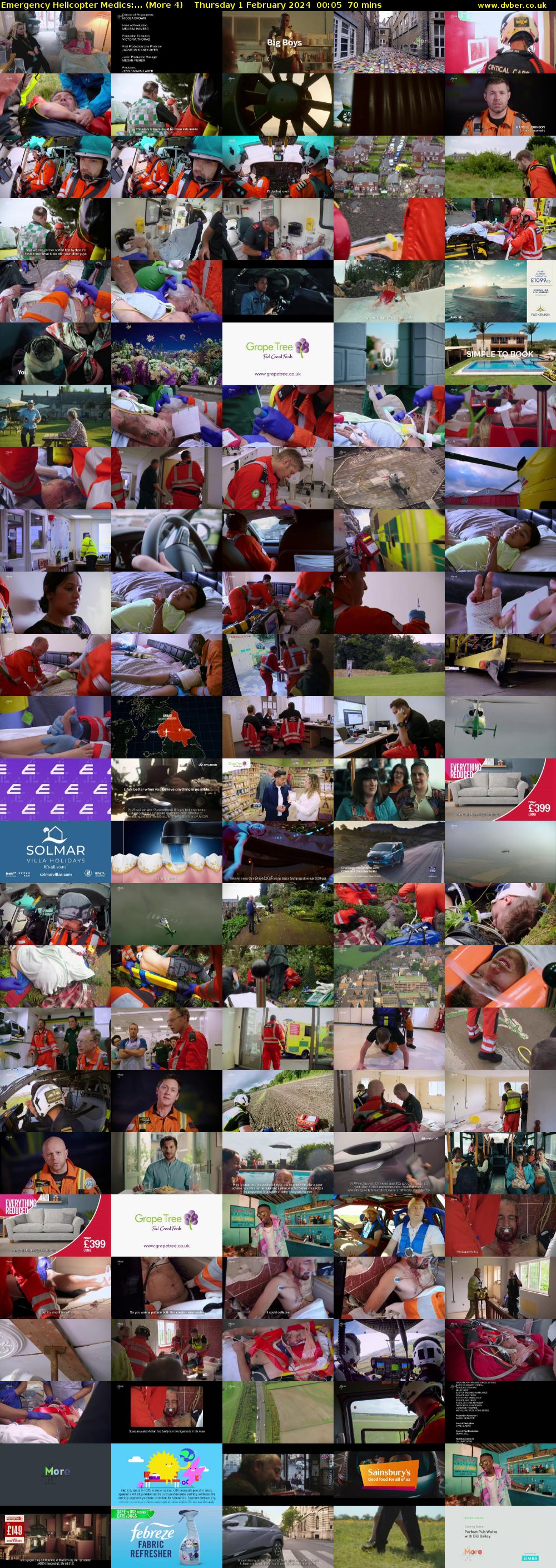 Emergency Helicopter Medics:... (More 4) Thursday 1 February 2024 00:05 - 01:15