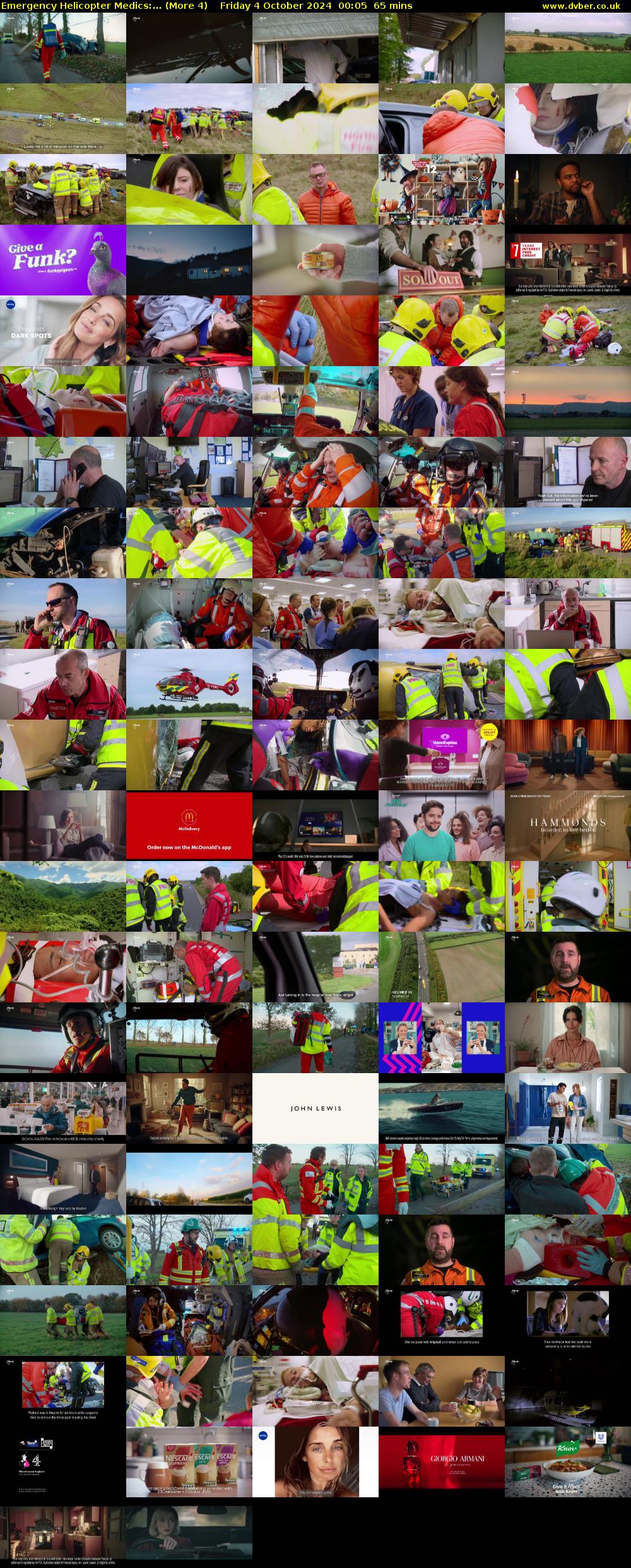 Emergency Helicopter Medics:... (More 4) Friday 4 October 2024 00:05 - 01:10