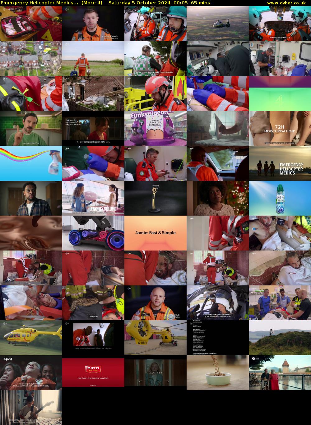 Emergency Helicopter Medics:... (More 4) Saturday 5 October 2024 00:05 - 01:10