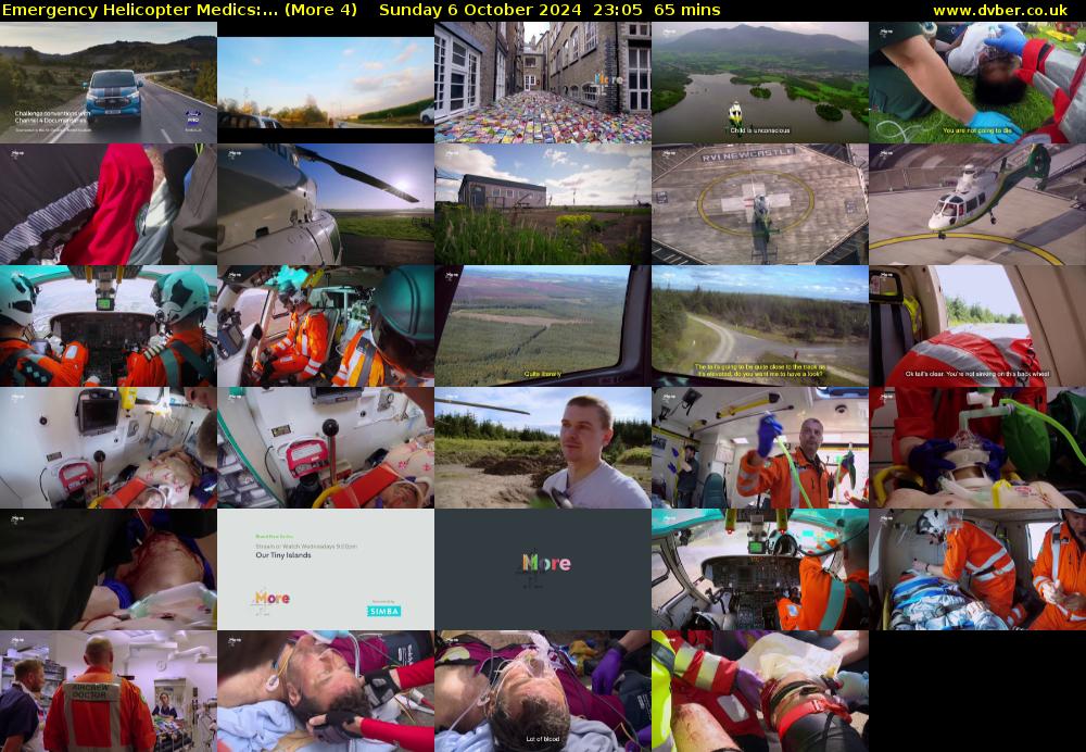 Emergency Helicopter Medics:... (More 4) Sunday 6 October 2024 23:05 - 00:10