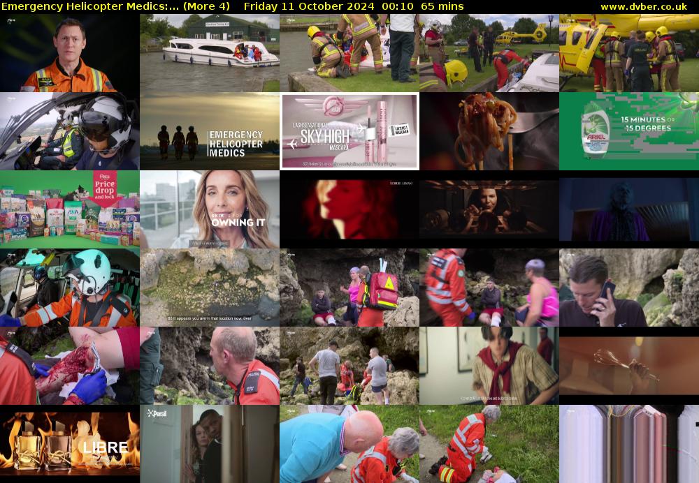 Emergency Helicopter Medics:... (More 4) Friday 11 October 2024 00:10 - 01:15