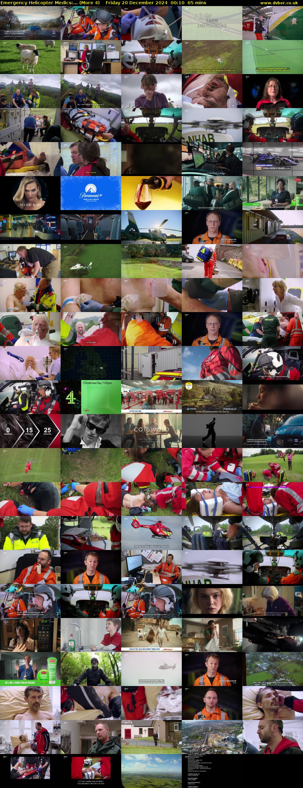 Emergency Helicopter Medics:... (More 4) Friday 20 December 2024 00:10 - 01:15