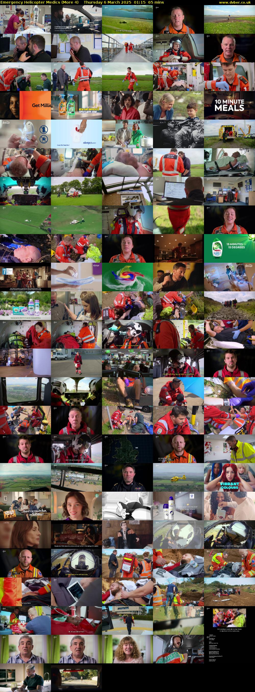 Emergency Helicopter Medics (More 4) Thursday 6 March 2025 01:15 - 02:20