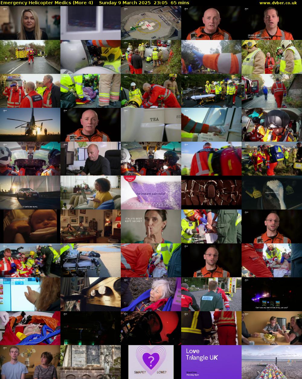 Emergency Helicopter Medics (More 4) Sunday 9 March 2025 23:05 - 00:10