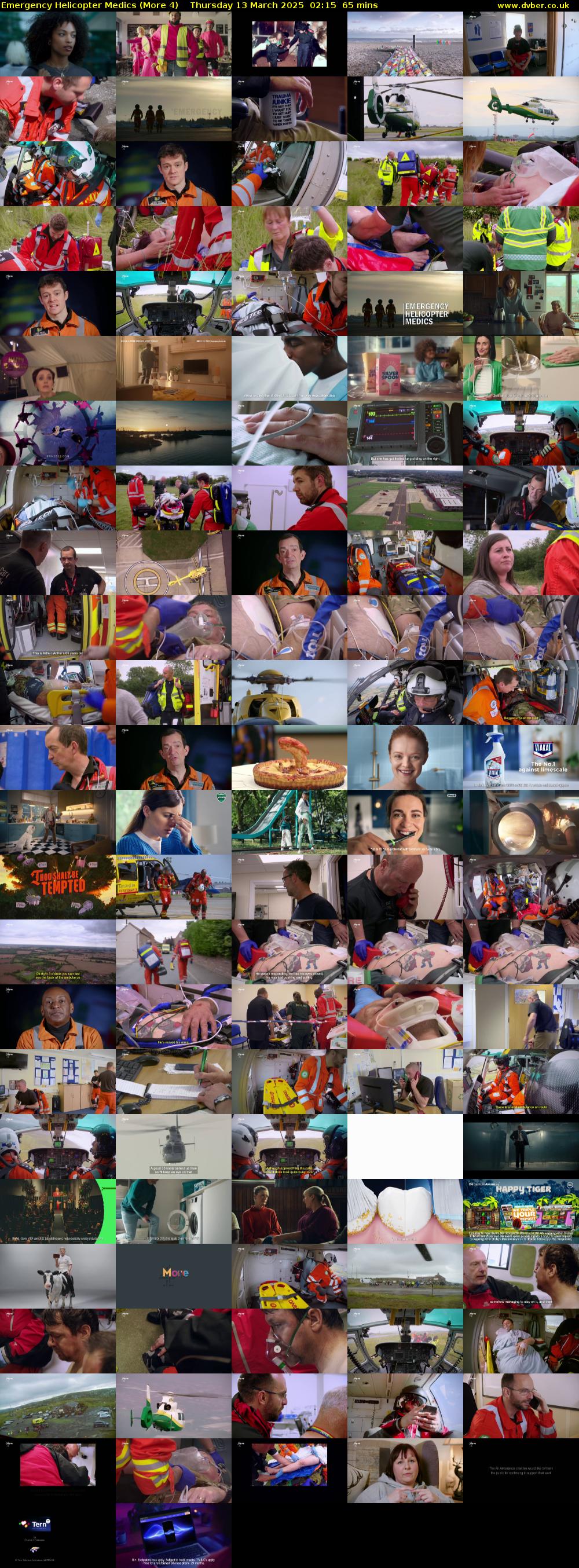 Emergency Helicopter Medics (More 4) Thursday 13 March 2025 02:15 - 03:20
