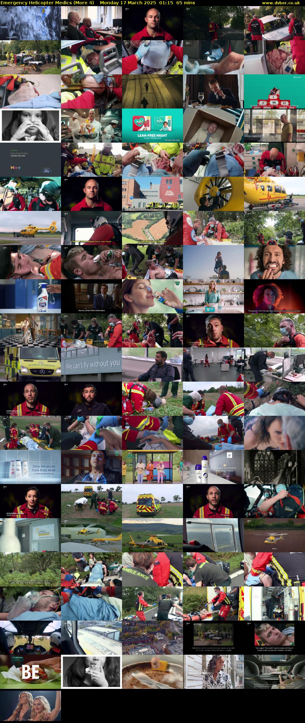 Emergency Helicopter Medics (More 4) Monday 17 March 2025 01:15 - 02:20