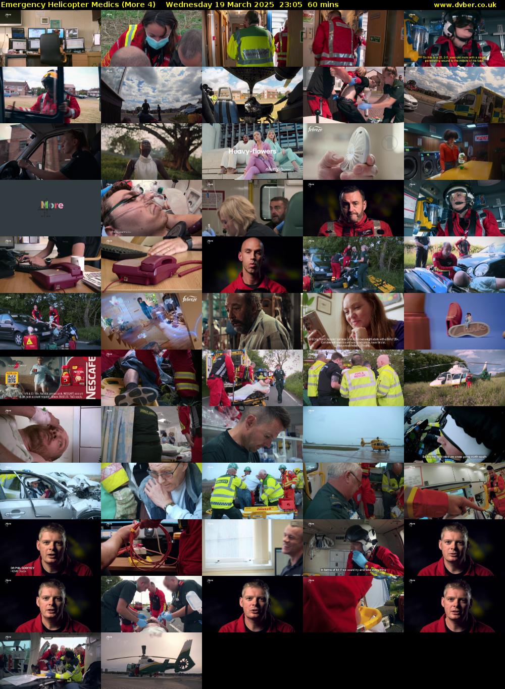Emergency Helicopter Medics (More 4) Wednesday 19 March 2025 23:05 - 00:05