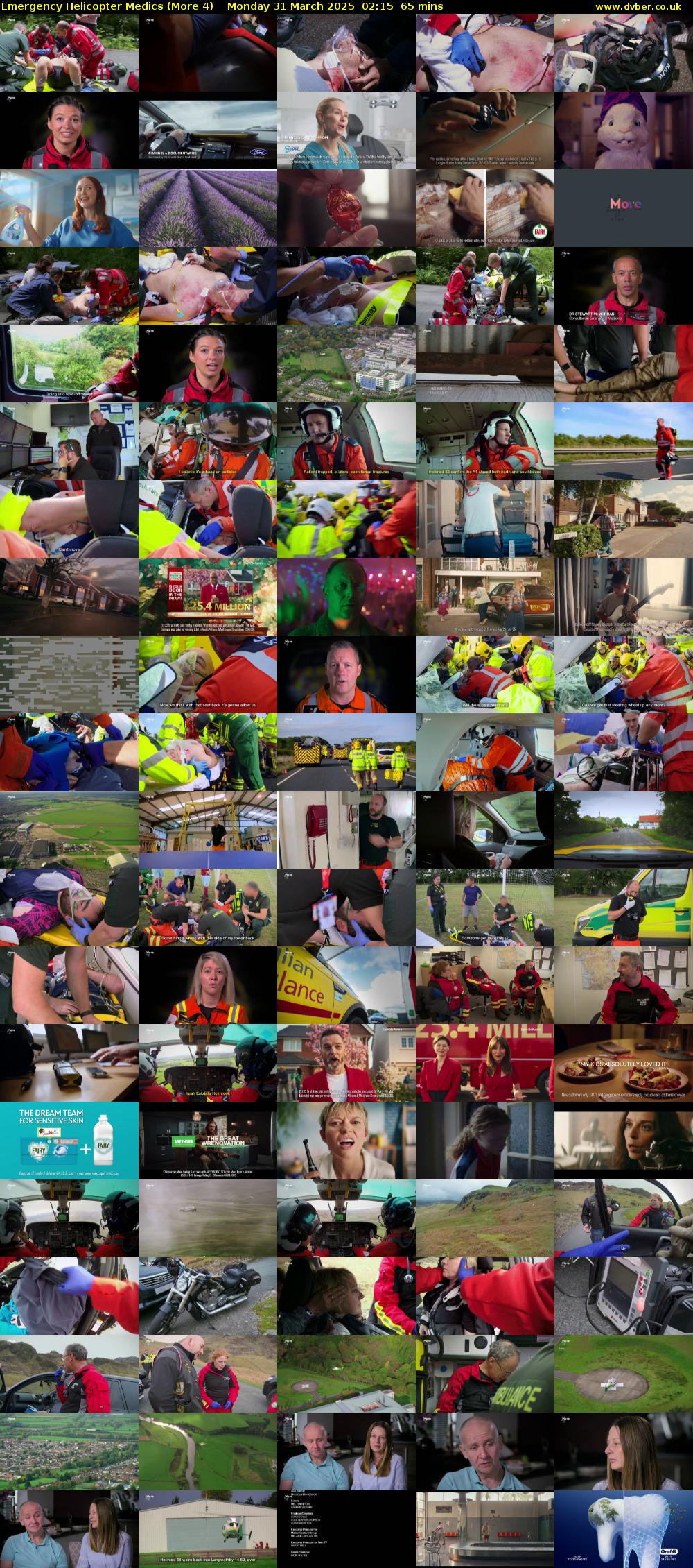 Emergency Helicopter Medics (More 4) Monday 31 March 2025 02:15 - 03:20