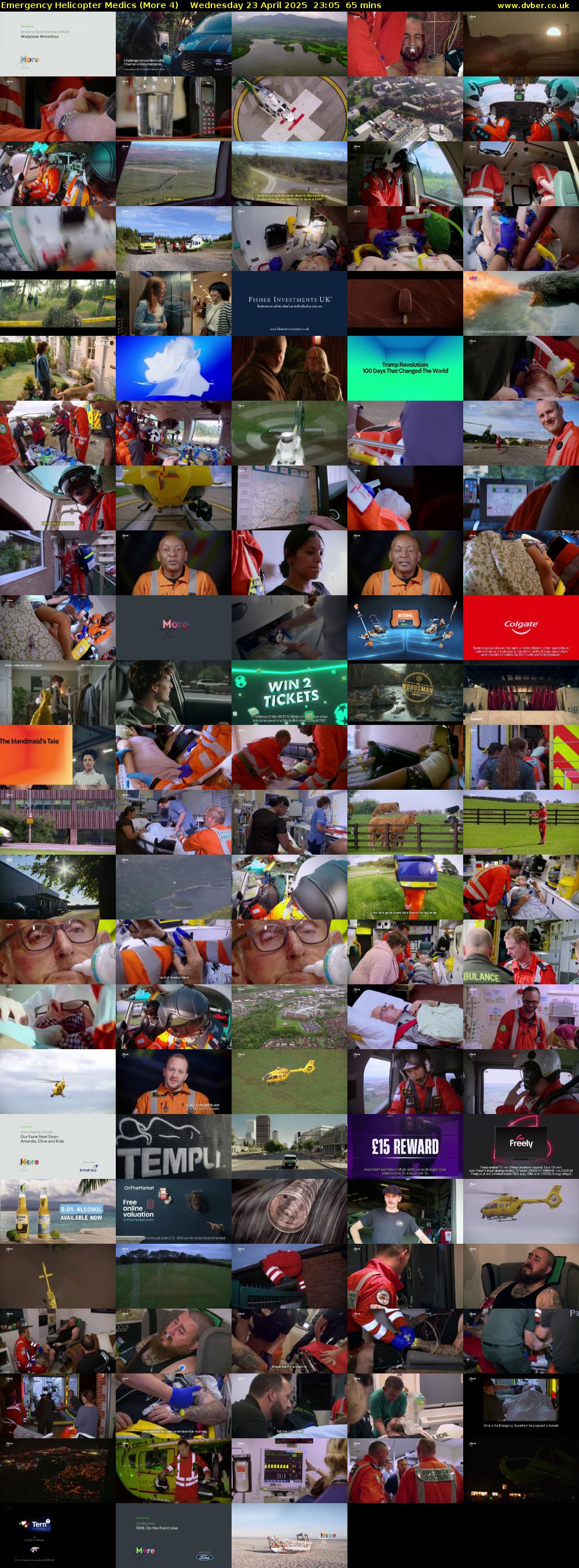 Emergency Helicopter Medics (More 4) Wednesday 23 April 2025 23:05 - 00:10