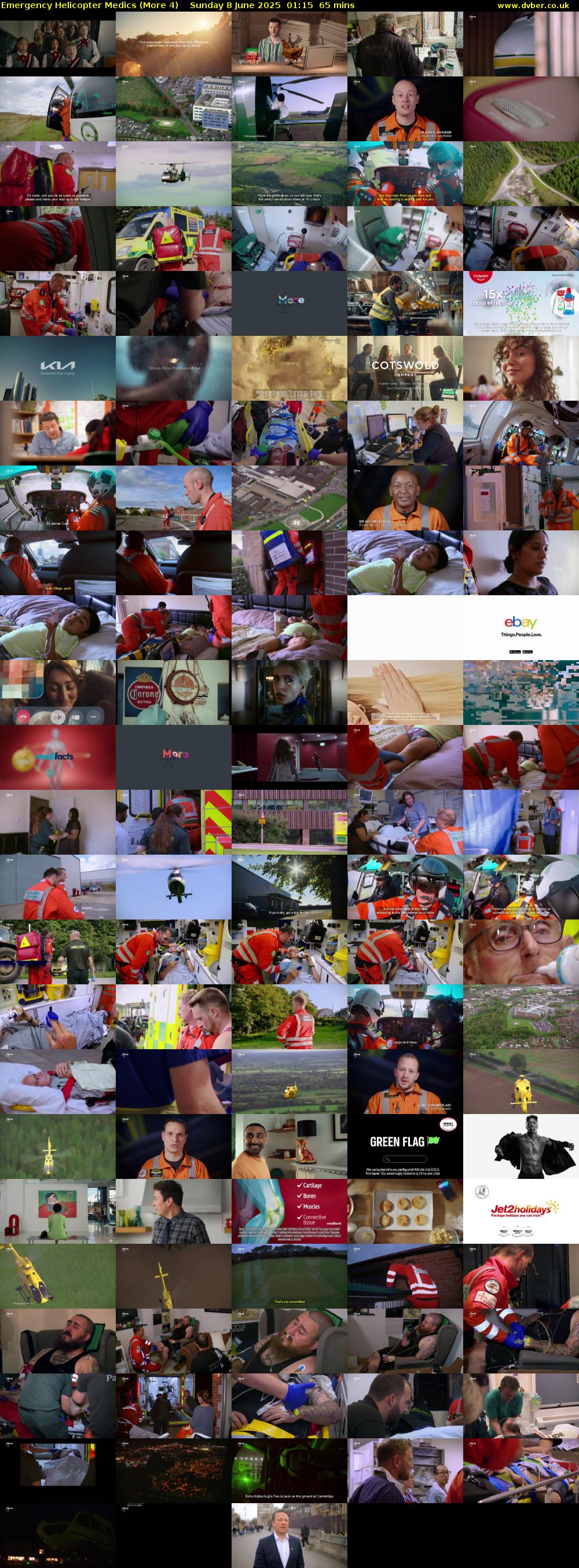 Emergency Helicopter Medics (More 4) Sunday 8 June 2025 01:15 - 02:20