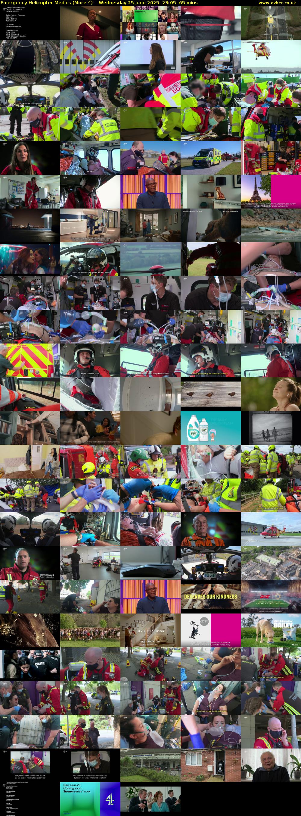 Emergency Helicopter Medics (More 4) Wednesday 25 June 2025 23:05 - 00:10