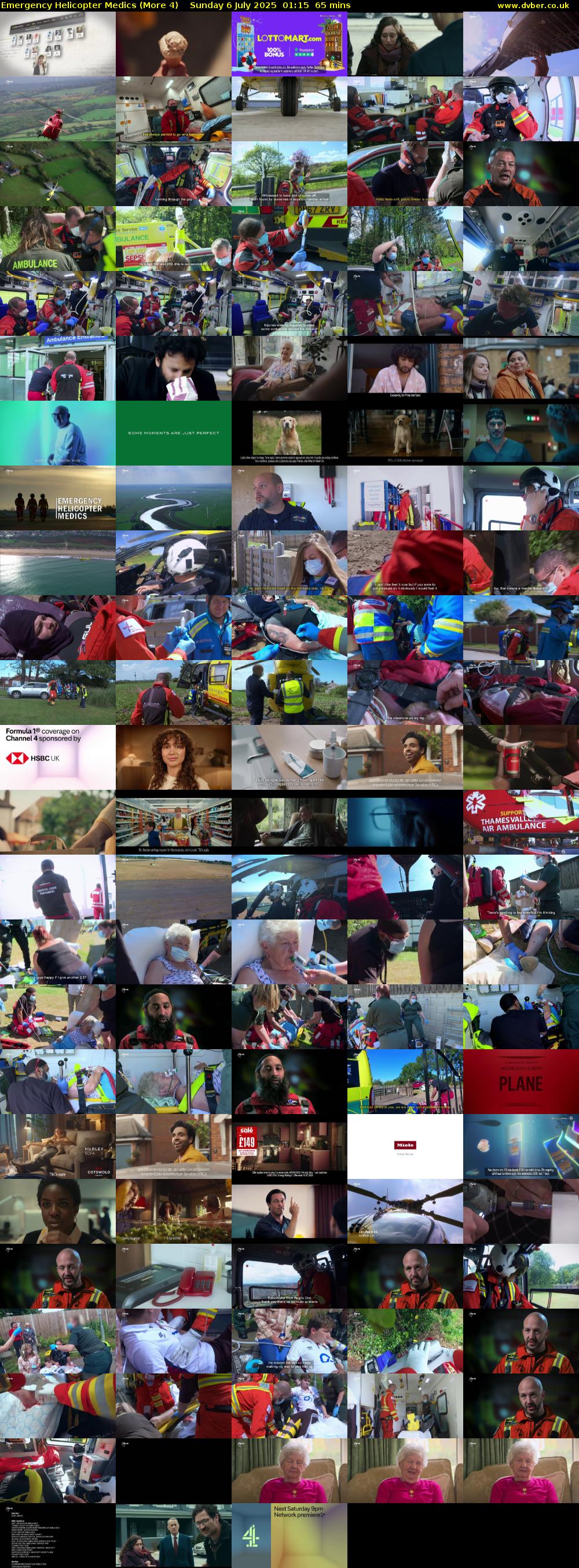 Emergency Helicopter Medics (More 4) Sunday 6 July 2025 01:15 - 02:20