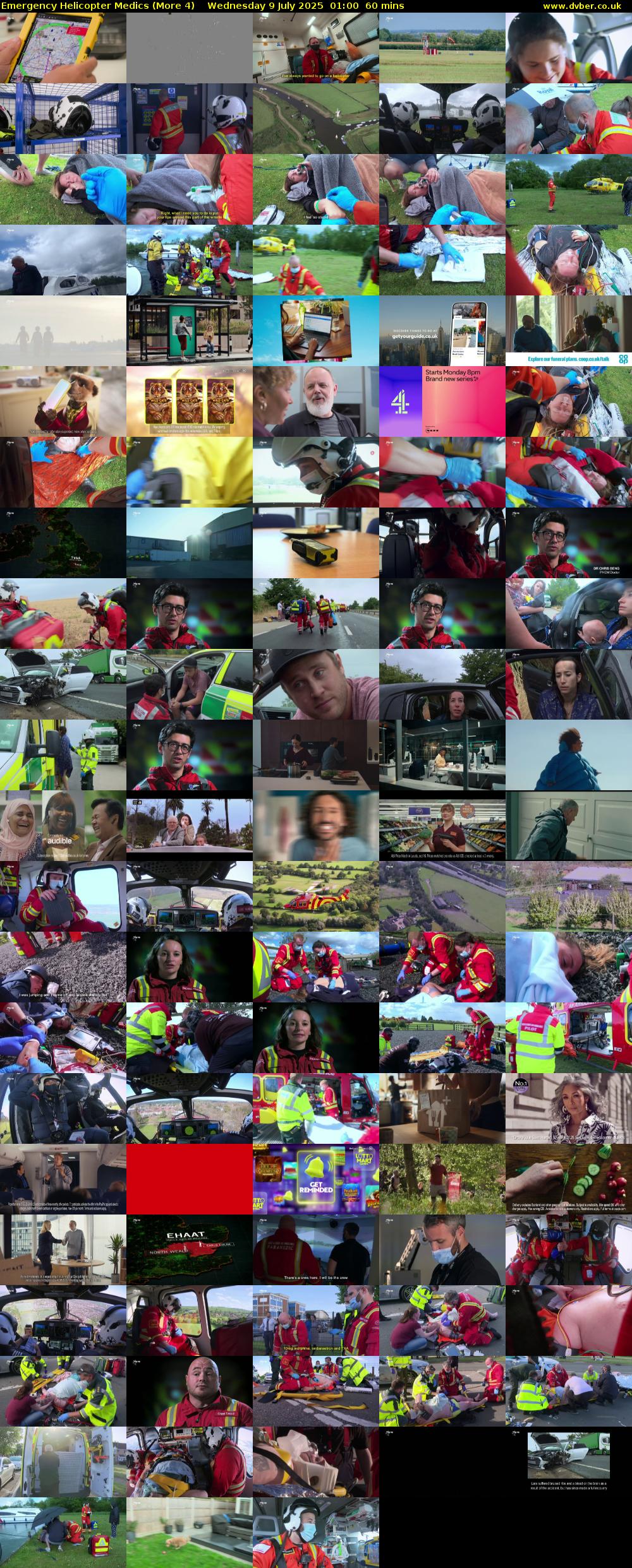 Emergency Helicopter Medics (More 4) Wednesday 9 July 2025 01:00 - 02:00
