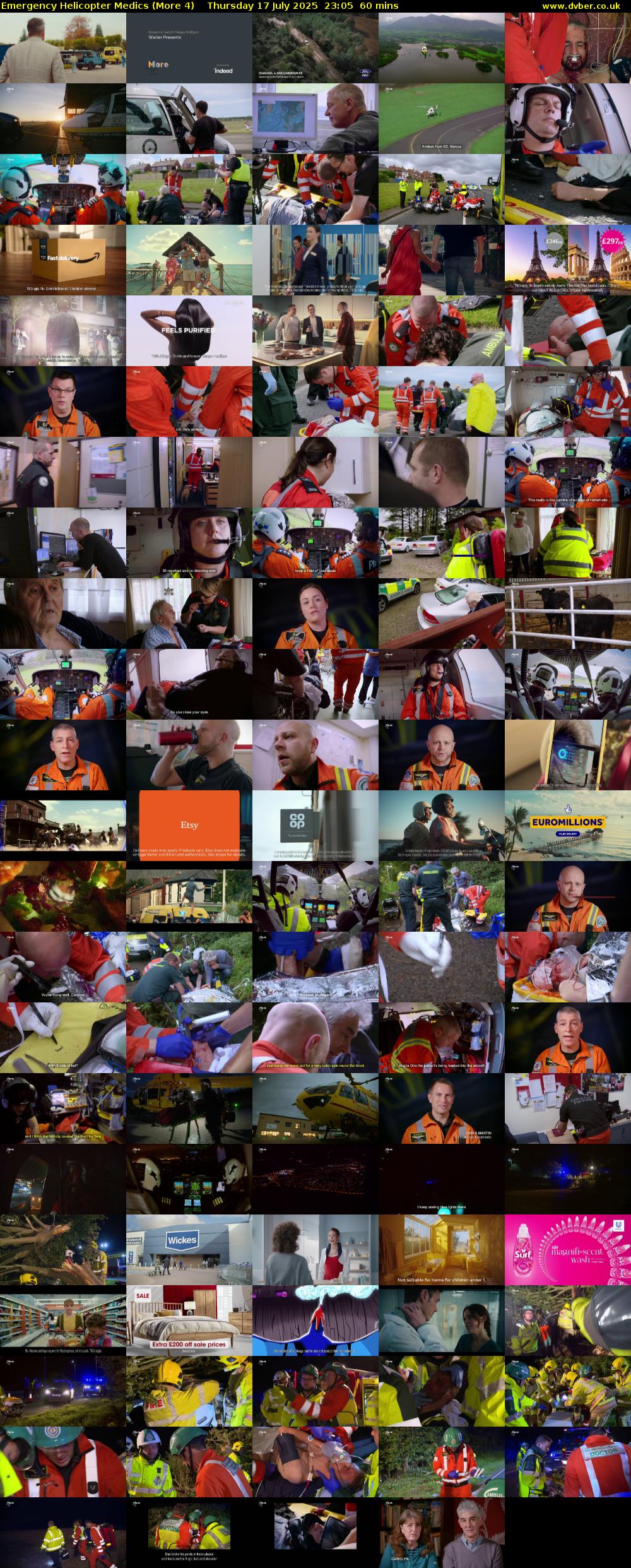 Emergency Helicopter Medics (More 4) Thursday 17 July 2025 23:05 - 00:05