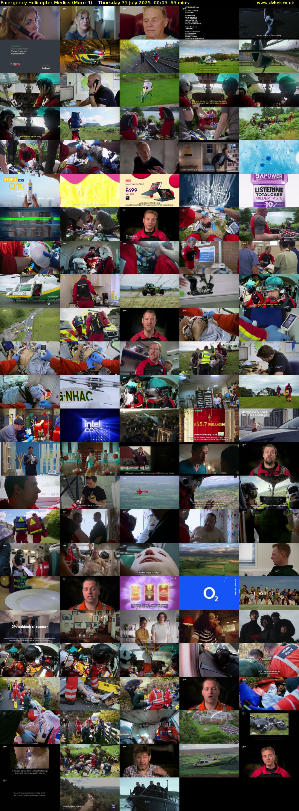 Emergency Helicopter Medics (More 4) Thursday 31 July 2025 00:05 - 01:10
