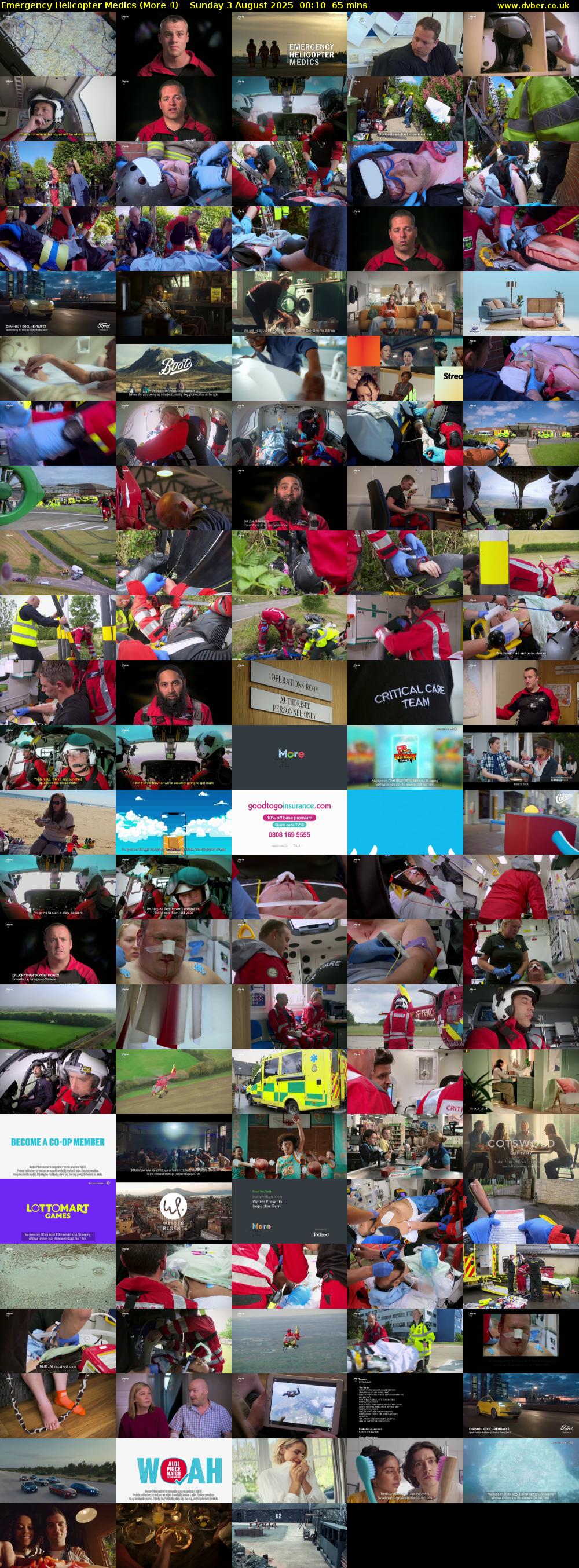Emergency Helicopter Medics (More 4) Sunday 3 August 2025 00:10 - 01:15