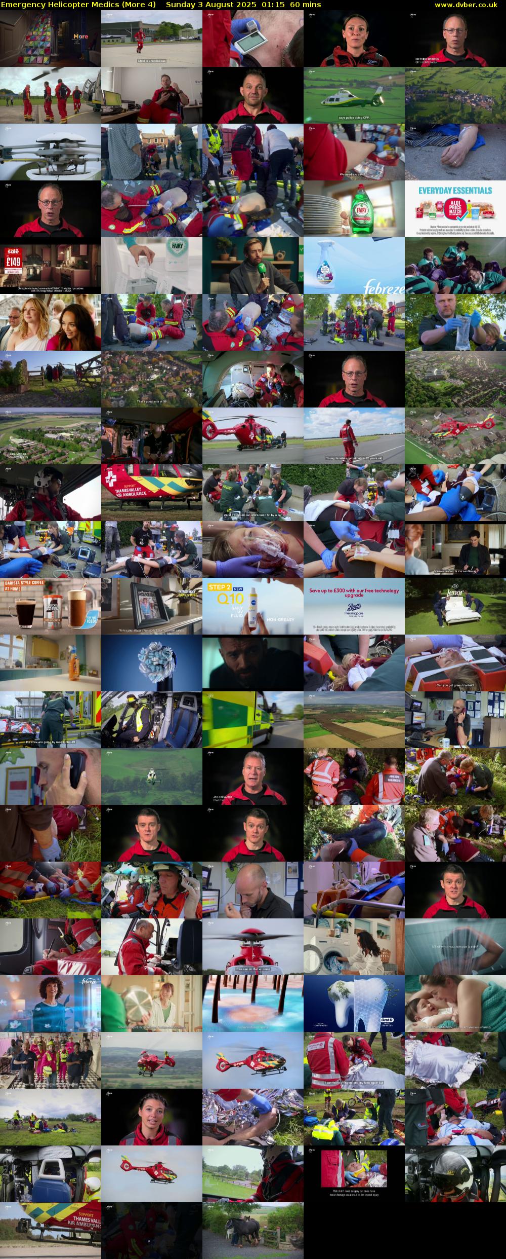 Emergency Helicopter Medics (More 4) Sunday 3 August 2025 01:15 - 02:15