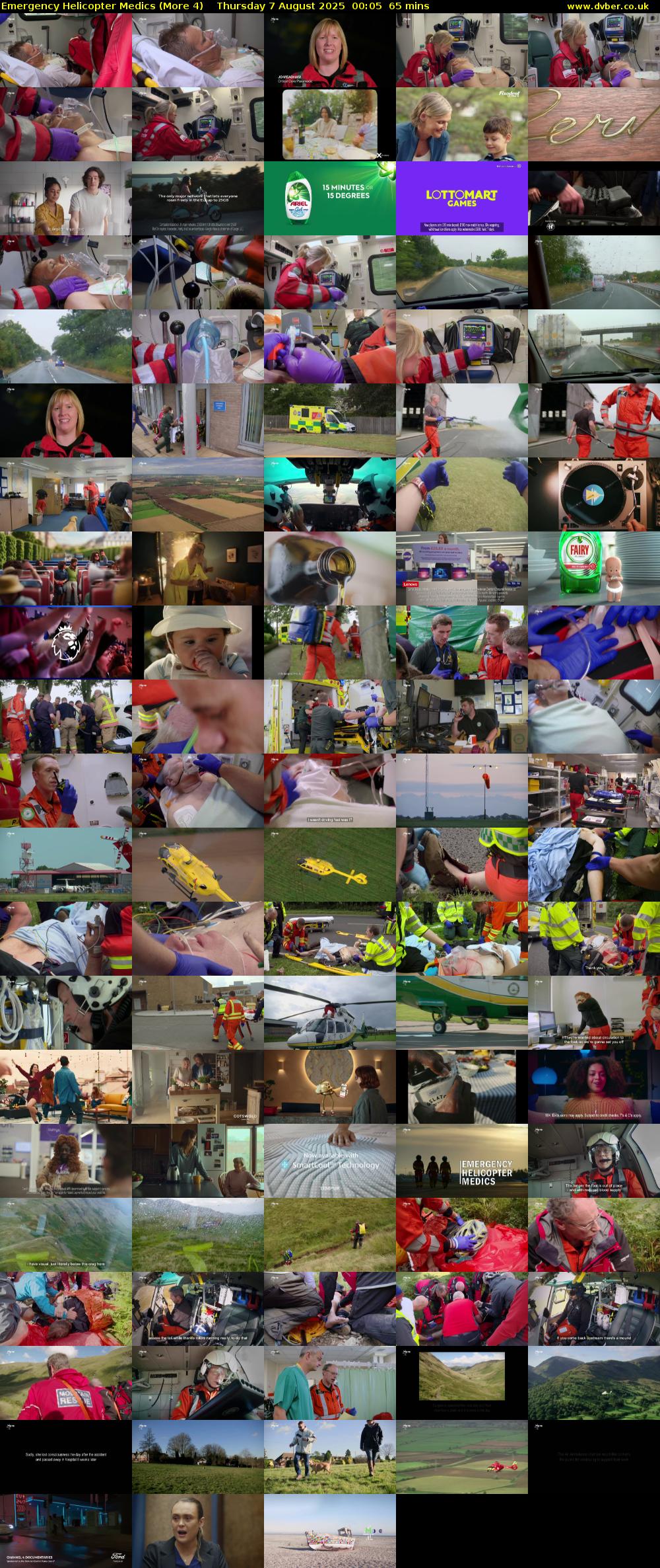Emergency Helicopter Medics (More 4) Thursday 7 August 2025 00:05 - 01:10