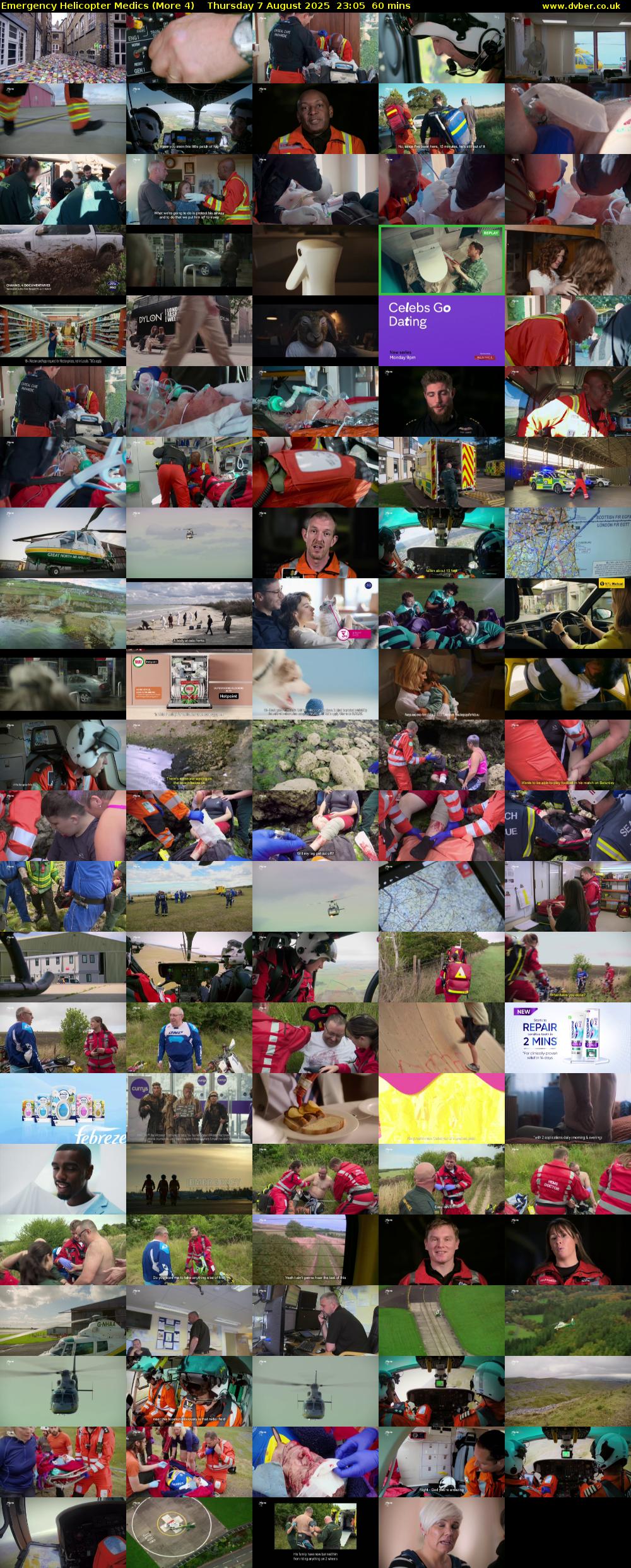 Emergency Helicopter Medics (More 4) Thursday 7 August 2025 23:05 - 00:05