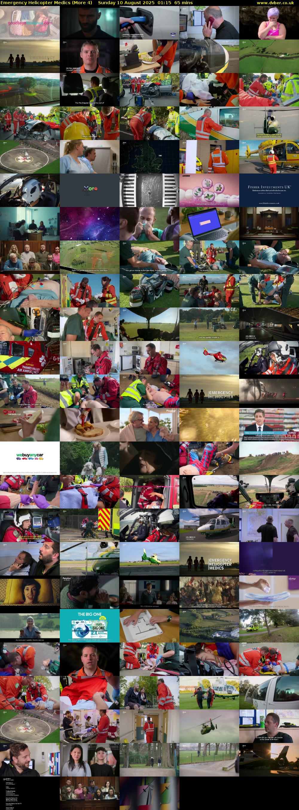 Emergency Helicopter Medics (More 4) Sunday 10 August 2025 01:15 - 02:20