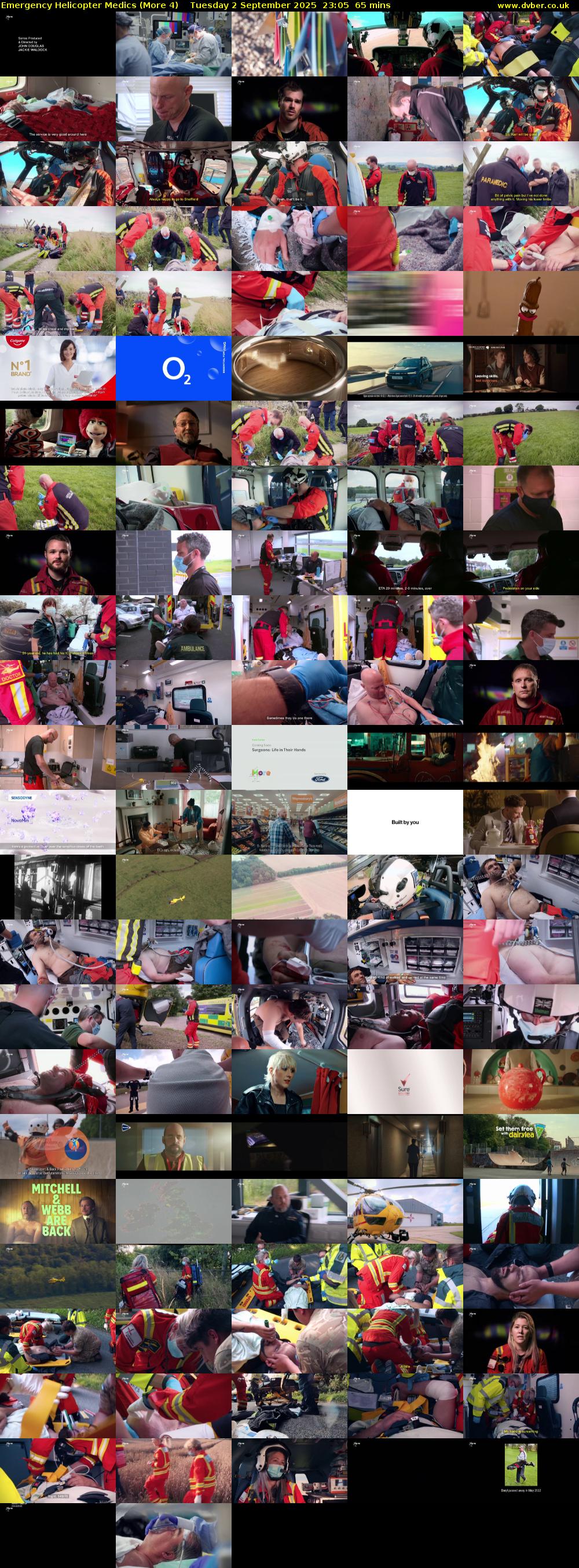 Emergency Helicopter Medics (More 4) Tuesday 2 September 2025 23:05 - 00:10