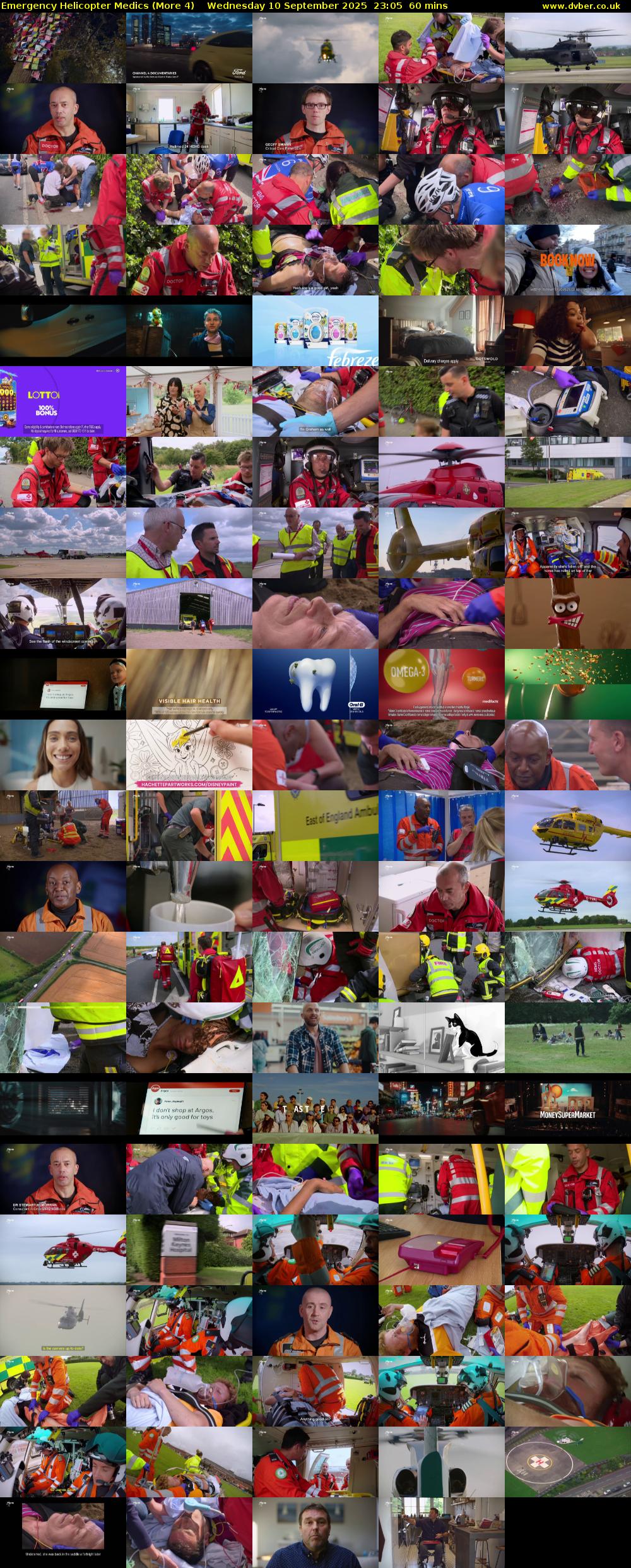 Emergency Helicopter Medics (More 4) Wednesday 10 September 2025 23:05 - 00:05
