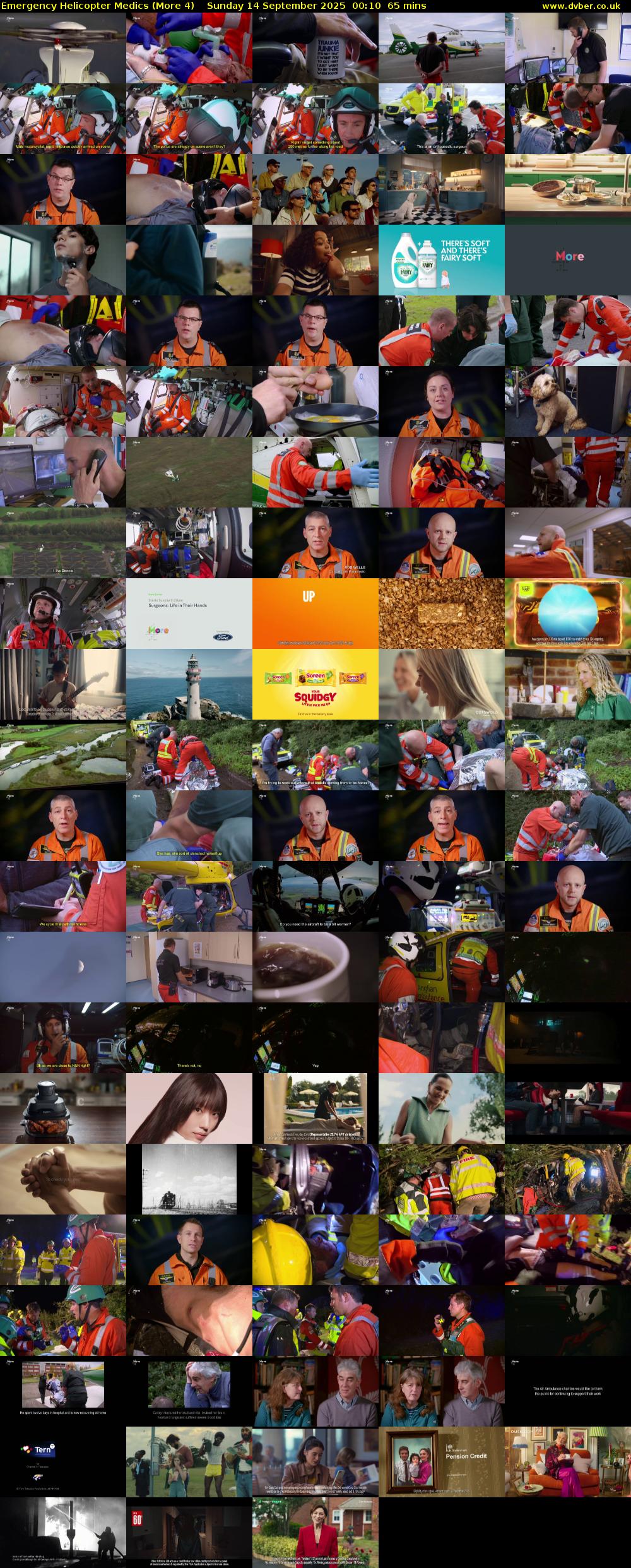Emergency Helicopter Medics (More 4) Sunday 14 September 2025 00:10 - 01:15