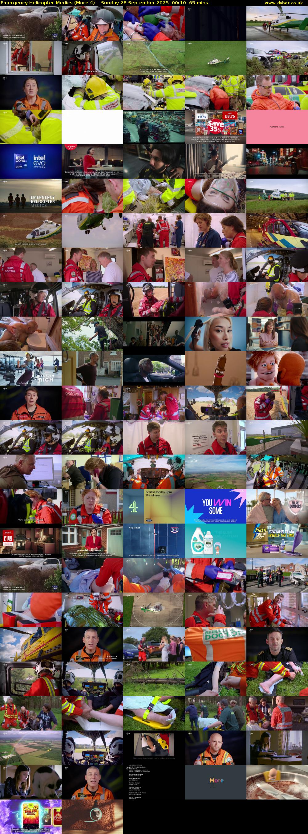 Emergency Helicopter Medics (More 4) Sunday 28 September 2025 00:10 - 01:15