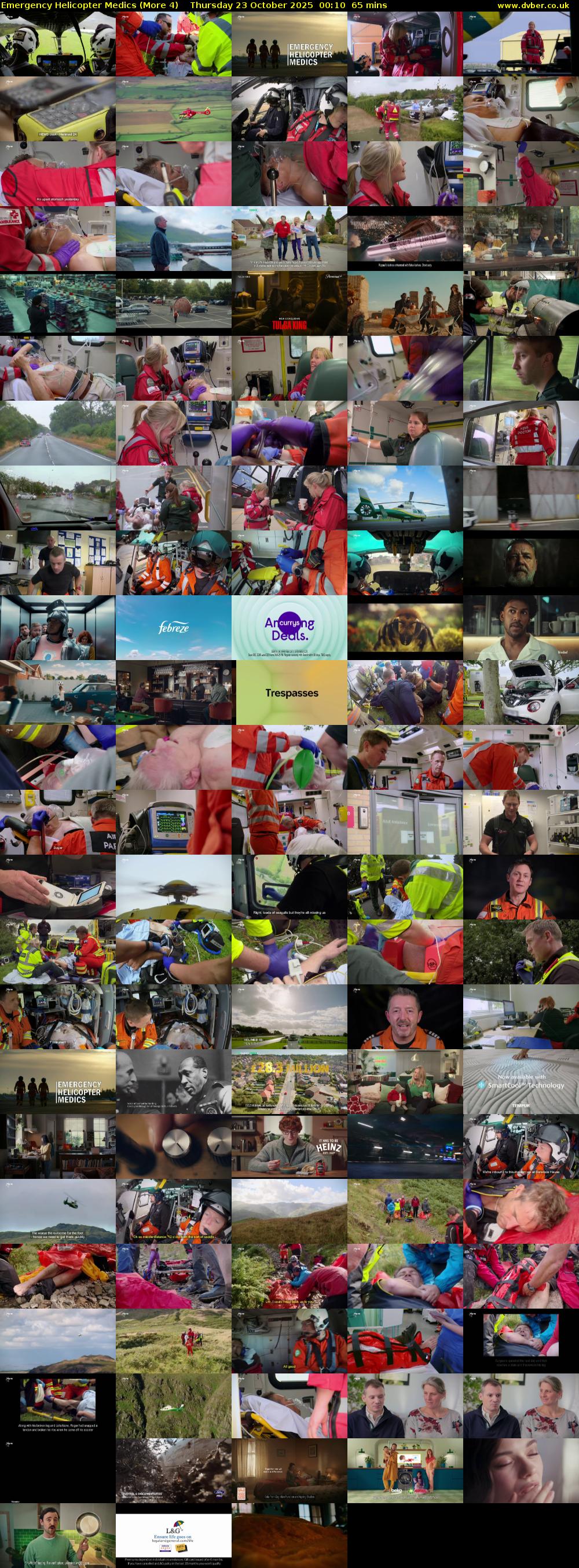 Emergency Helicopter Medics (More 4) Thursday 23 October 2025 00:10 - 01:15